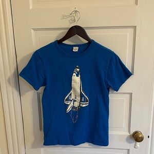 Crew Cuts Blue Space Shuttle Kids T-Shirt